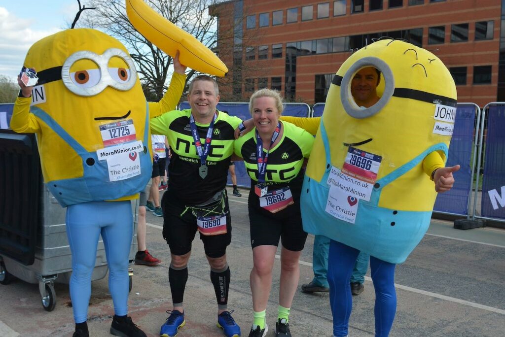 Paul after completing the 2022 Therme Manchester Marathon