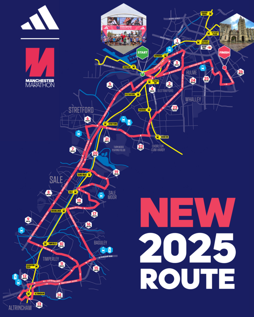 2025 ROUTE CONFIRMED Manchester Marathon 2025 ROUTE CONFIRMED Manchester Marathon